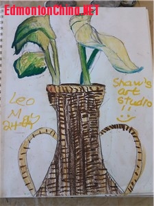 Leo's oil pastel